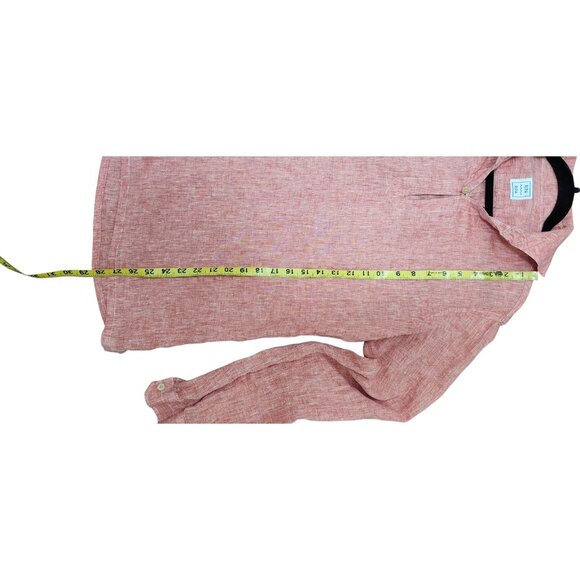 RIPA RIPA Capri Linen Shirt Men Pink Size M - Picture 8 of 11